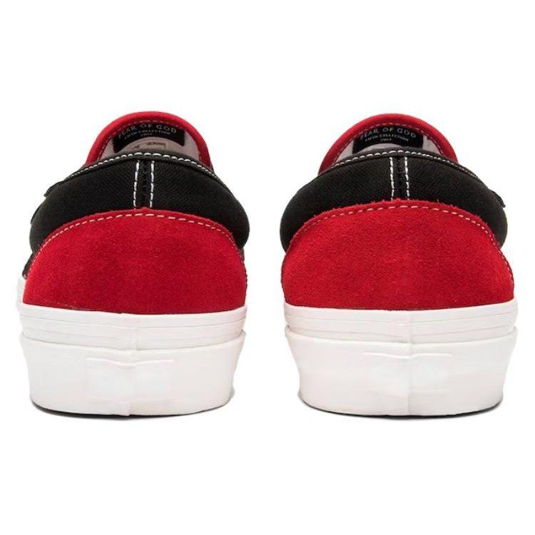 Slip-On Fear of God X Slip-On Vans 47 Dx 'Collection 2 Red Black' VN0A3J9FPQR