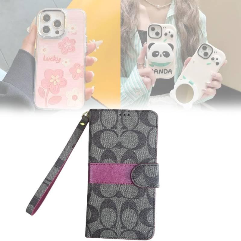 Leather Pu Iphone Shell Stylish Mirror Finish Drop Protection Fashionable