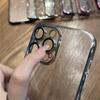 Luxury Electroplated Glitter Phone Case For iPhone 11 12 13 14 15 Pro Max Plus Clear Transparent Bumper Shockproof Cases Cover