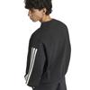 KIT Sweat Crew BW222 2L [Adidas] 3-Stripes Men's Black/Off-White (KW2370)