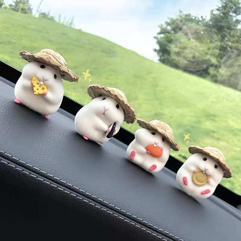 Ood Hamster-Auto-Ornamente, Fenster-Seiten-Auto-Innenzubehör, Dekorationszubehör
