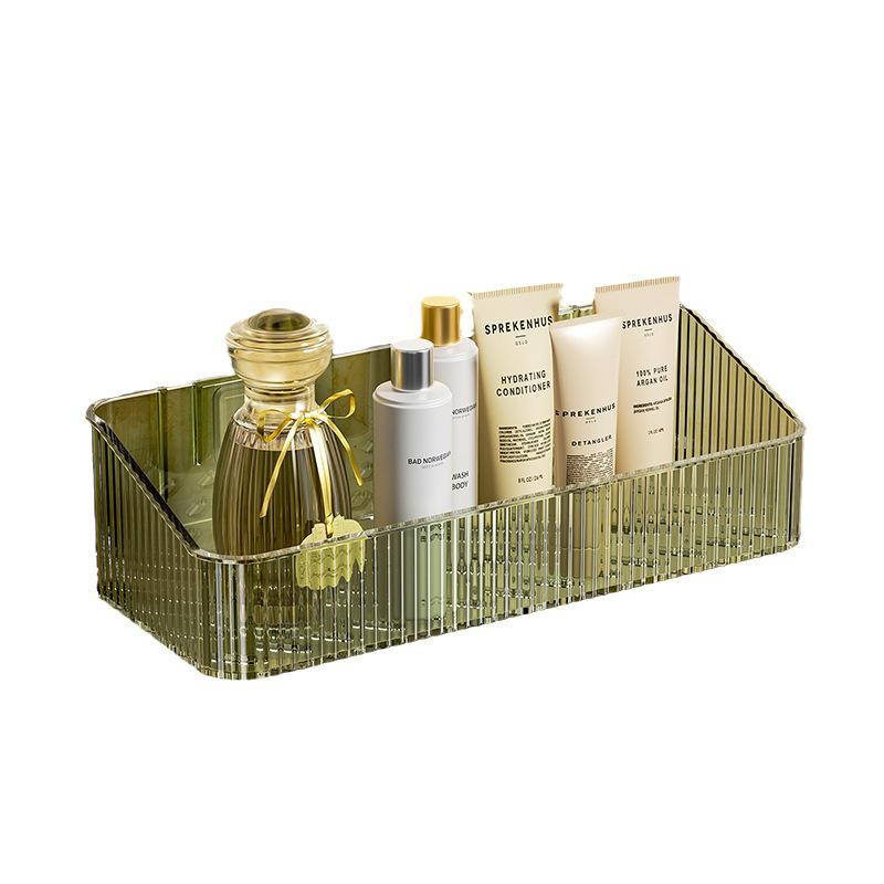 Elegant Wall-Mounted Bathroom Vanity Organizer Rack