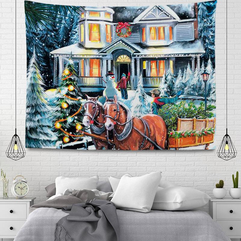 Weihnachtsserie zum Aufhängen, Stoffteppich