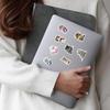 Cute Kitten Stickers - 64 Sheets Decorative DIY Set for Phone Cases & Stationery