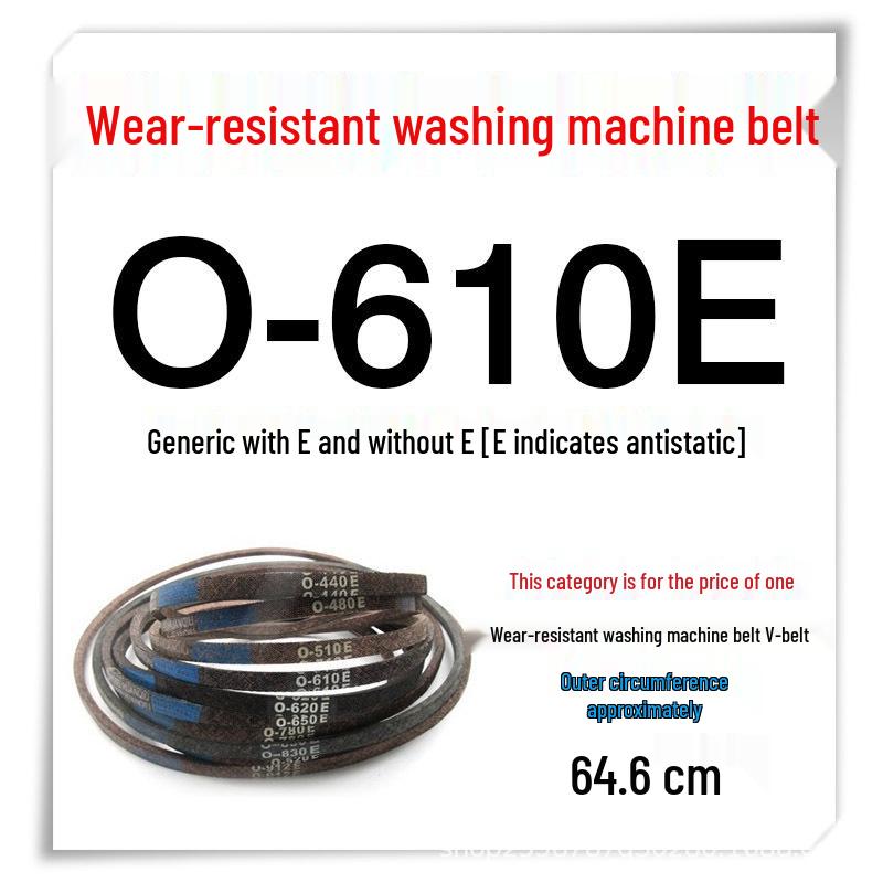 High-Quality Wear-Resistant O-Type V-Belt for Semi/Fully Automatic Washing Machine Motors