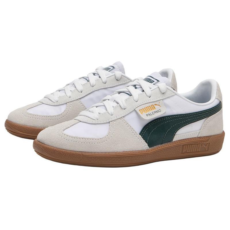 New PUMA Palermo Low Top Casual Shoes Unisex Gray Green 399341-05