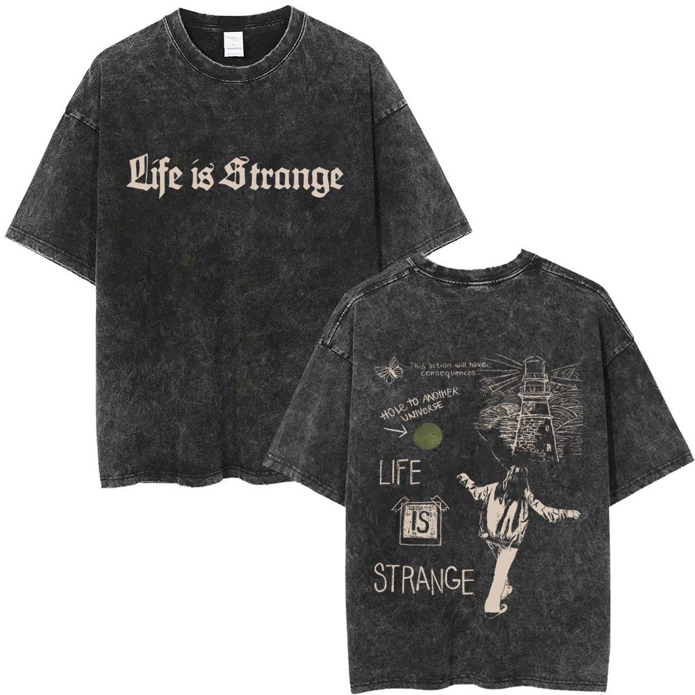 

Washed Vintage Game Life Is Strange My Powers Might Not Last Thats Okay We Will Print T Shirt Men Women Retro Oversized Tshirt S
