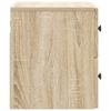 Wall Mounted Nightstand 2 pcs Sonoma Oak 33 x 34.5 x 40 cm