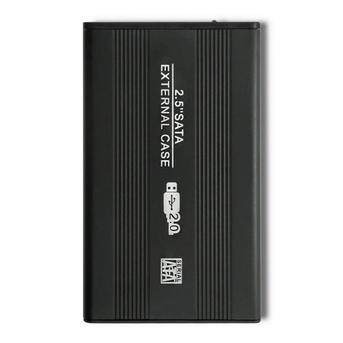 Qoltec Aluminiowa Obudowa/kieszeń Do Dysków HDD/SSD 2.5" SATA3 | USB 2.0 | Czarny