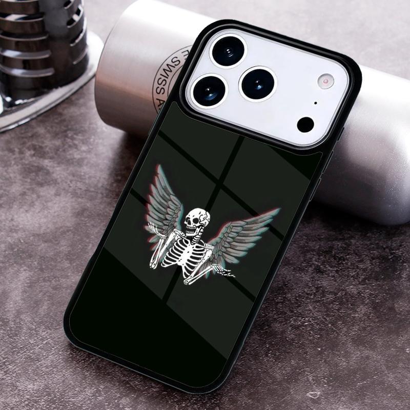 Cute Skull Phone Case For iPhone 17 16 15 14 13 12 11 Pro Max Plus 17Air Soft Silicone Cover