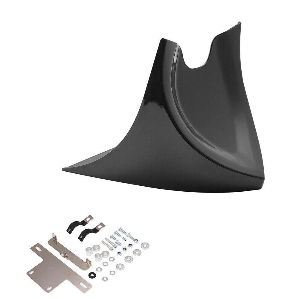 Motorcycle Gloss Black Chin Lower Fairing Front Spoiler Air Dam Cover For Harley Touring Fatboy Softail Sportster 883 1200