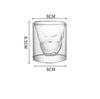 Skull Glass Cups 25/75/150/250ml Crystal Clear Creative Designer Party Bar Vodka Beer Drinking Glasses Unique Novelty Gift