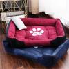 Square Comfortable Double Sided Available Large Pet Dog Sofa Bed  19 Colors Picture Memory Foam Pet Bed Solid Stocked