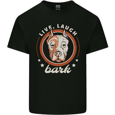 Pitbull Live Laugh Bark Funny Dog Unisexs Light Cotton TShirt