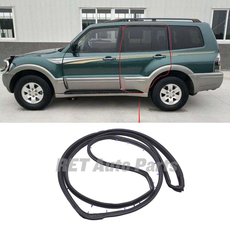 Car Door Rubber Seal Strip for Mitsubishi Montero Pajero MK3 MK4 V73 V77 V78 V93 V97 V98 Door Opening OTR Sealing Weatherstrip