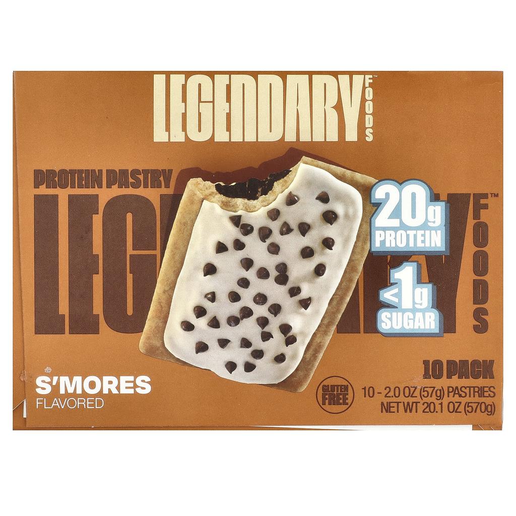 Protein Pastries, S'mores, 10 Packs, 57G (2Oz) Each
