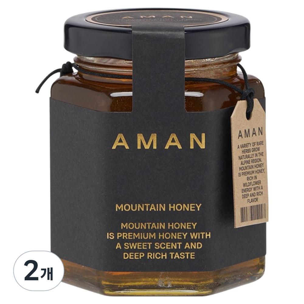 AMAN Kyrgyzstan Mountain Honey 250g 2 pcs