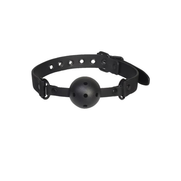 Ball Gag Bâillon Boule - Couleur:Noir