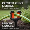 Garden Hose Guide Spike Heavy Duty Plant Protector Stake Roller Wheel for Watering Pipe Guide Nail for Flower Bed Lawn Landscape