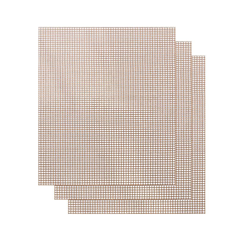 Heat-Resistant BBQ Grilling Mat Replacement Mesh Wire Net Non-Stick Grilling Mesh Pads Outdoor Activities Cook Reusable Bbq Tool