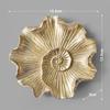 Shaped Leaf Sophisticated Resin Wall Hanging For Elegant Home Bedroom Decor