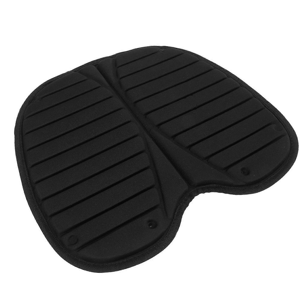 Kajak-Sitzkissen 375 x 320 mm Bequem für Angelkajaks EVA-Sitzpolster für Paddler Langes Sitzen Schwarz