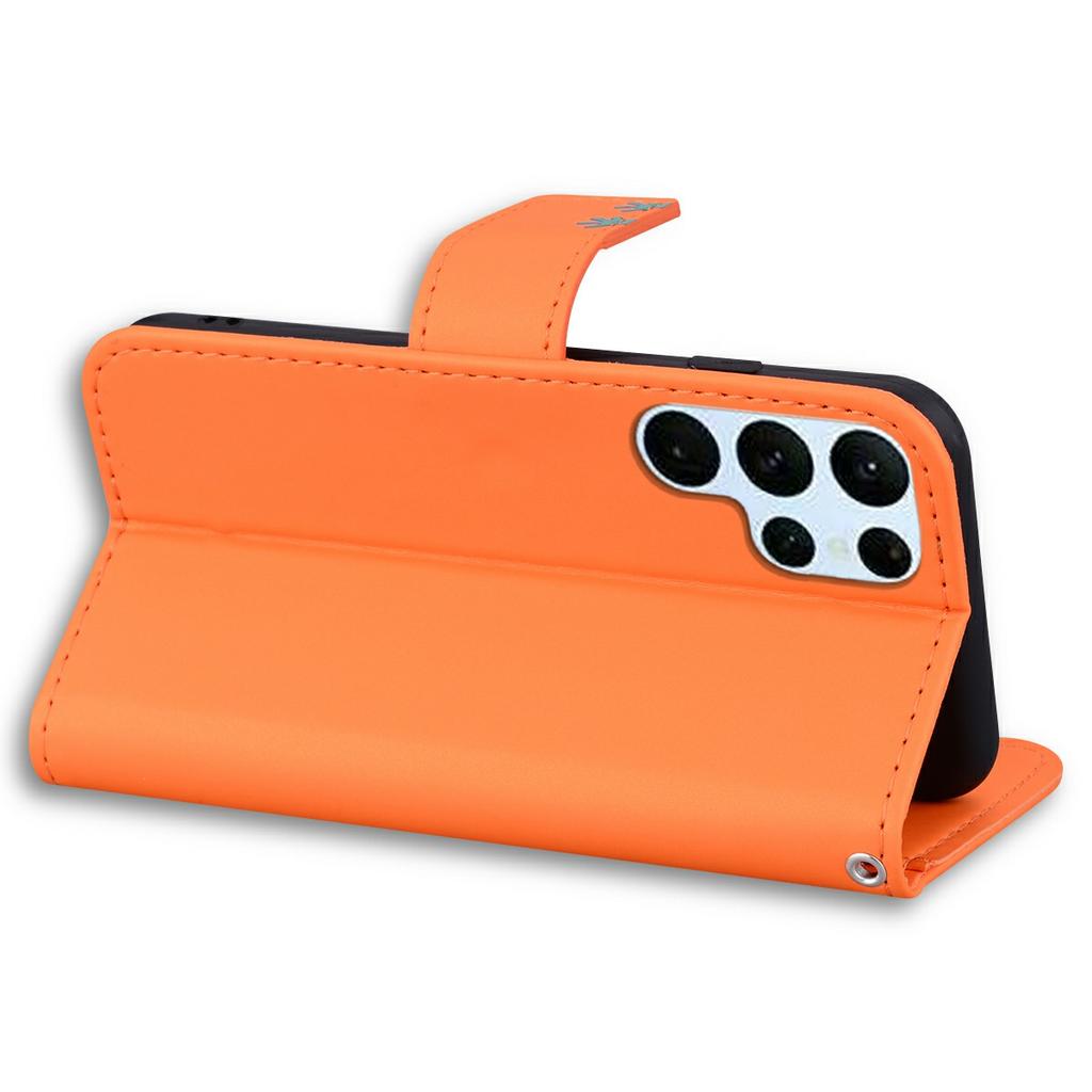 For Samsung Galaxy S25 Ultra Case Cartoon Pattern Wallet Leather Phone Cover