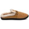 Women's and Men's Suede Slippers Warm Winter With Decoration Rios Camel 38/39