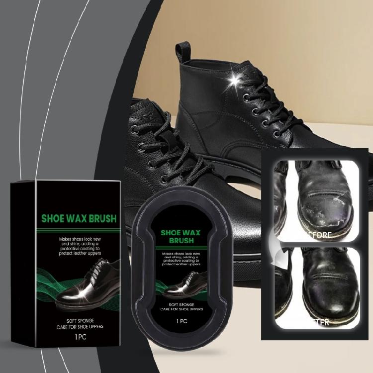 Leather Cleaning Sponge Brush for Shoes, Wax, Maintenance Care, Shine Polish, Artifacts, Cleaner, Shoe Care Tool