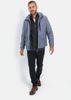 Winter Jacket Camel Active Quilted Blouson Hooded Denim (430690-4N08) Blue Black