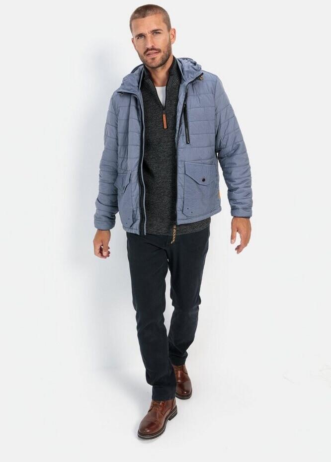 Winter Jacket Camel Active Quilted Blouson Hooded Denim (430690-4N08) Blue Black