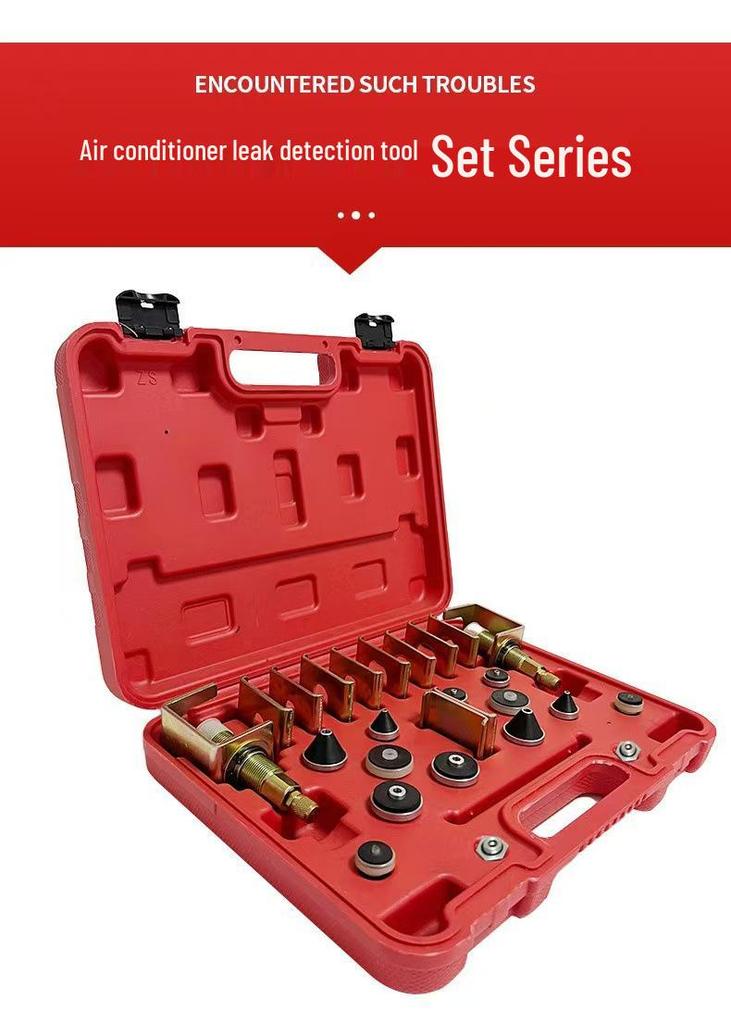 Universal Automotive AC Leak Detection and Sealing Tool