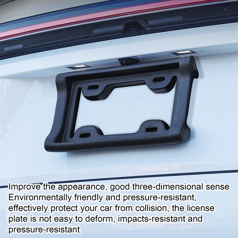 Tag Frame For License Plate Number Plate Frames With Screws Washers Caps Car Tag Frame Car Accessories For Front And Rear Car