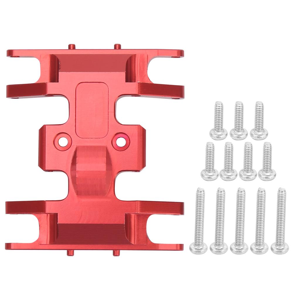 RC Grbox Mount Aluminum Alloy Box Chassis Base Plate Holder for SCX24 90081 1/24 RC Car