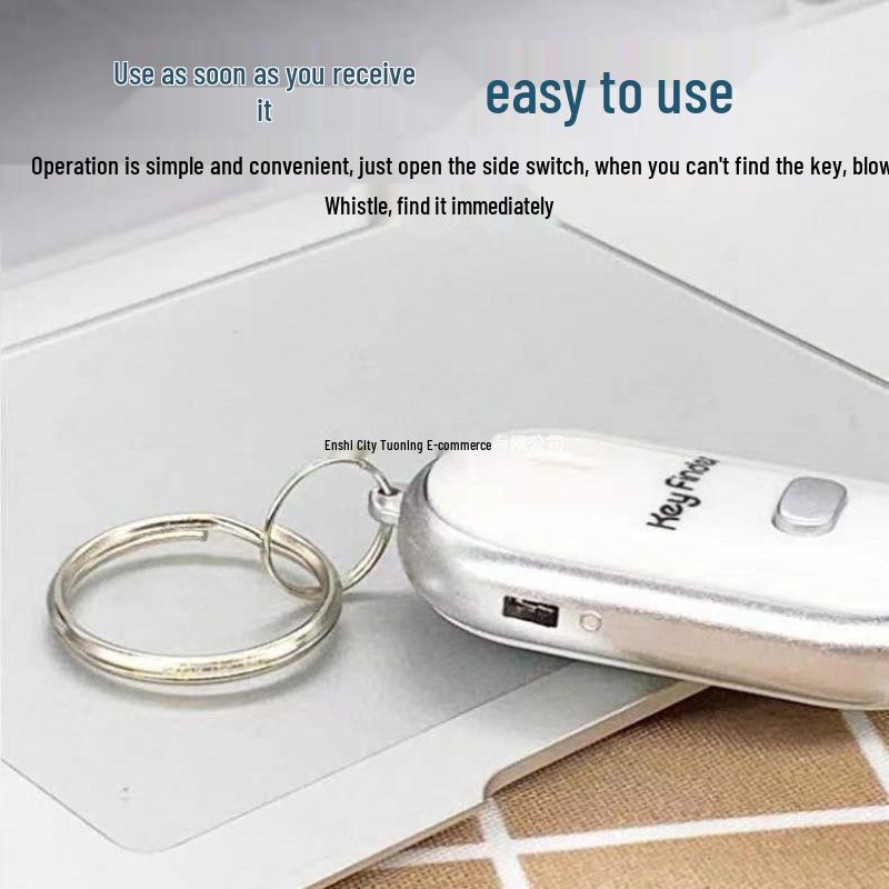 Schlüsselbund-Alarm: Intelligenter sprachgesteuerter Pfeifen-Locator für verlorene Schlüssel