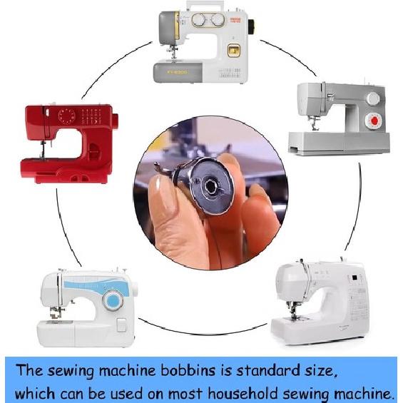 20Pcs Clear Plastic Sewing Machine Bobb, Bobb Class 15, Compatible with Se