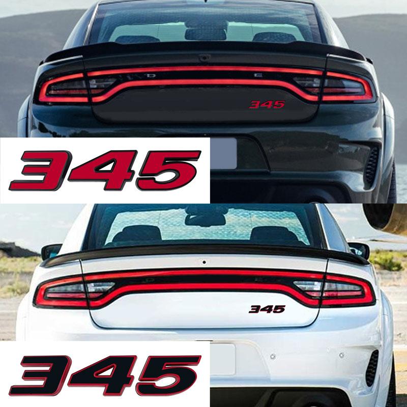 3D Metal 392 345 6.4L 5.7 Logo Badge Sticker Car Rear Trunk Side Fender Emblem Decal