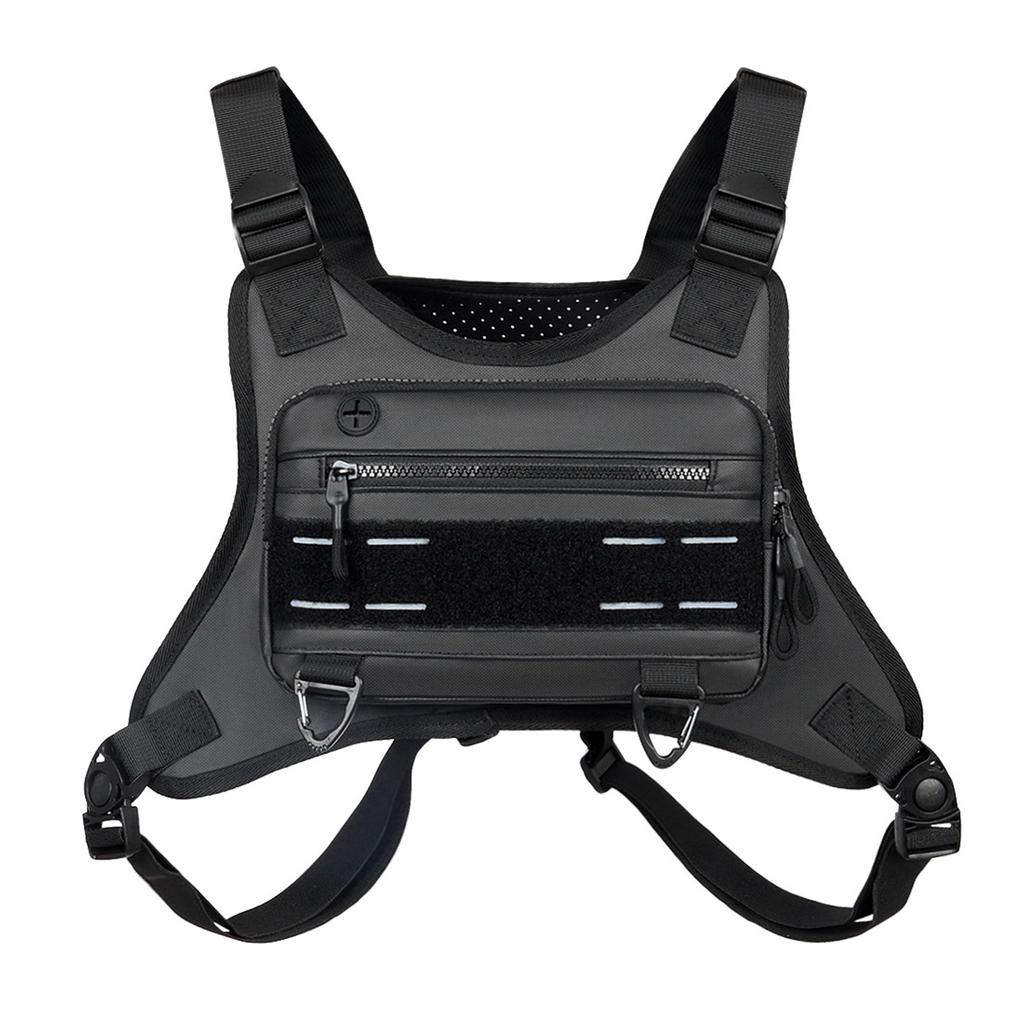 Tactically Sports Chest Bag Fishing Vest Bag Water Resistant Front Chest Pack Climbing Campings Backpacks Pack Enduring
