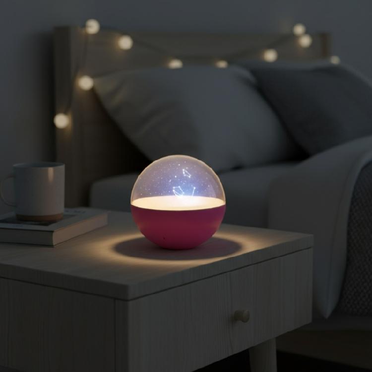 WiFi Crystal Ball Video Player with Uploadable Videos Photos Christmas Memory Orb Ornament Xmases Gift,Home Decorations