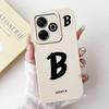 Casing For Xiaomi Redmi 13 Case Luxury Letter Cover For Redmi 12 13 Redmi13 Redmi12 4G Silicone Soft Shockproof Back Cover