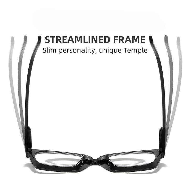 New Oversized Reading Glasses for Women Men Anti Blue Light Eyewear Suitable Reading Presbyopia Eyeglasses Diopter 0+ 4.0