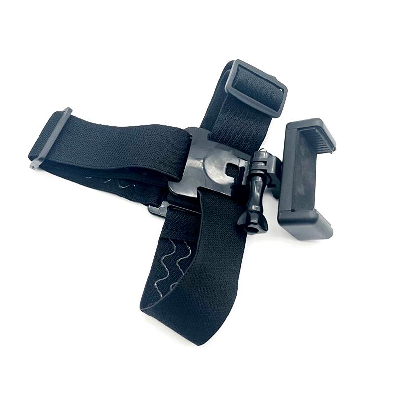 Head-Mounted Headband Bracket Adjustable Live Broadcast Mobile Phone Holder First-Person Perspective Fixed Bracket Gift