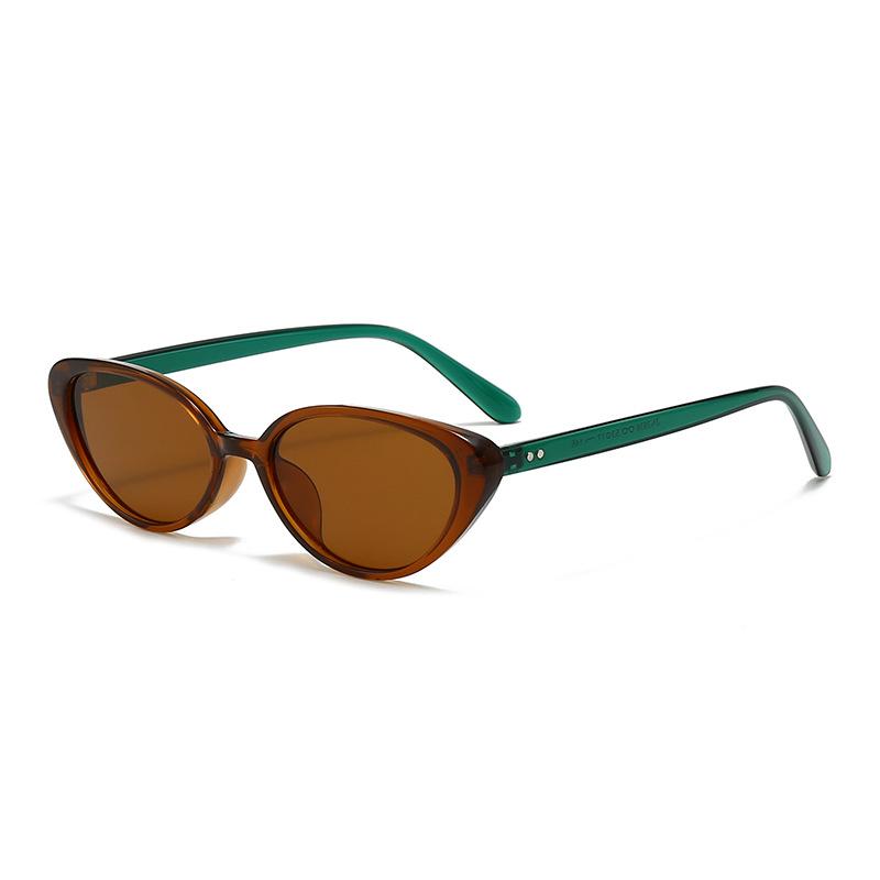 Cat'S Eye Triangle Fashionable Sunglasses, Women'S Trendy Small Face Temperament, High-End Street Shooting Glasses, Spring And Summer Sunglasses
