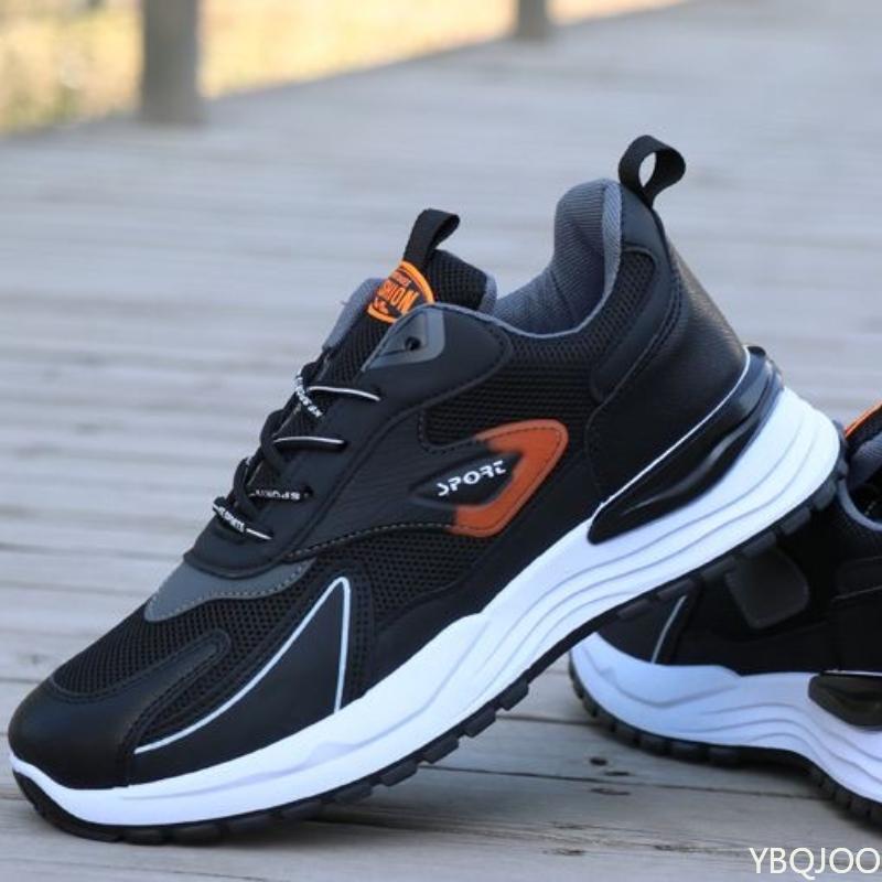 Spring and Autumn New Men's Shoes Lightweight Comfortable Fashionable Outdoor Breathable Anti Slip Casual Sports Shoes