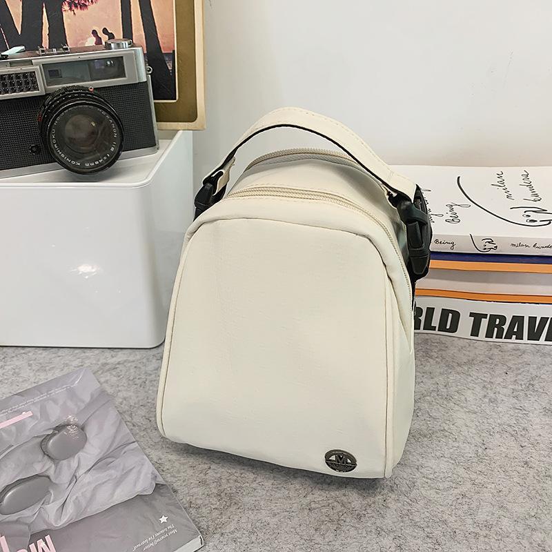 Summer new small bag mini lightweight multi-compartment shoulder messenger bag solid color cute couple shell mobile phone bag