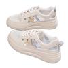 Single shoes women's new summer outer wear thick sole soft sole not tired foot lace-up wear-resistant hollow sports white shoes