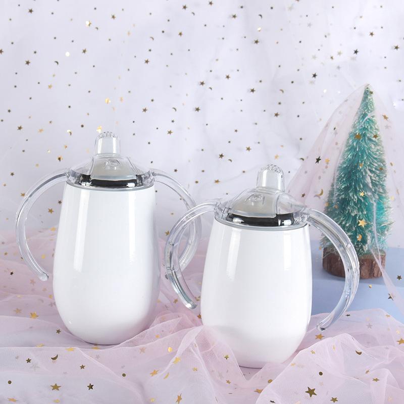 Inside and Outside Stainless Steel Thermos Cup Hot Sublimation Children's Baby Bottle Big Belly Cup Eggshell Cup Ice Bully Cup