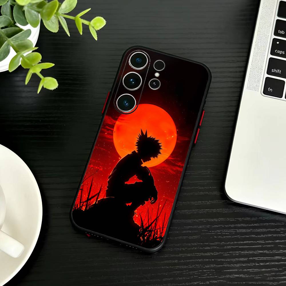 Katsuki Bakugo Hero Academia Phone Case For Samsung S26,S25,S24,S23,S22,S21,S20,Plus,Fe,Lite,Others Black Cover