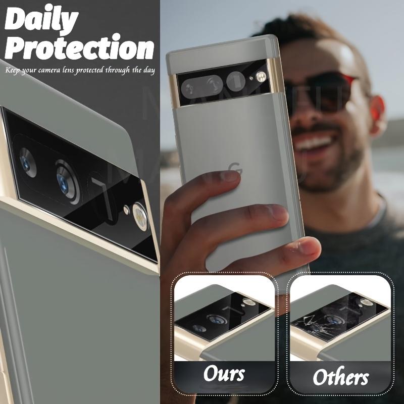 1-2Pcs Black Border Tempered Glass Camera Lens Protect For Google Pixel 11 10 9 Pro XL 8 7 A/Pro Rear Anti Fingerprint Lens Film
