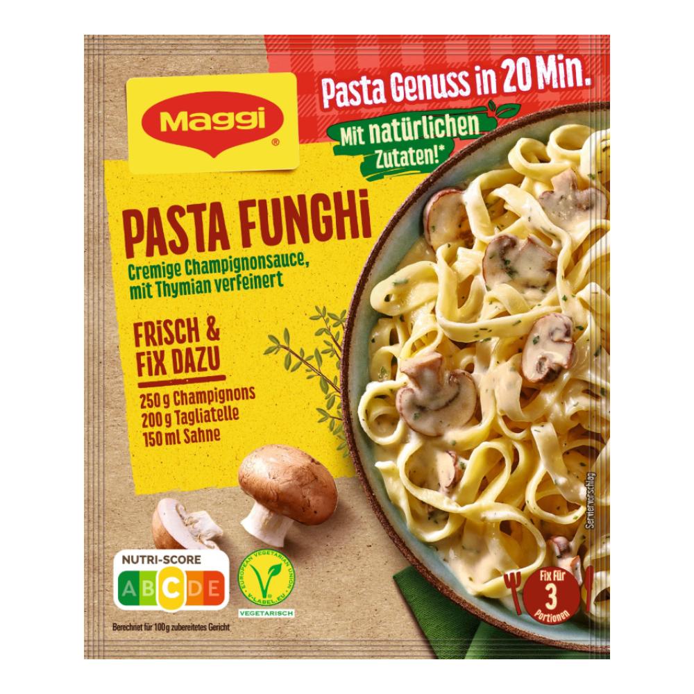 German Maggi Cooking Sauce Fix - Funghi Pasta 36G (3 Portions)